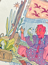Load image into Gallery viewer, The Weaver: Builder of Star Stories Risograph Print | Natalie Andrewson (CA)