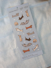Load image into Gallery viewer, Flying doxies sticker sheet | dana ate oatmeal! (CA)