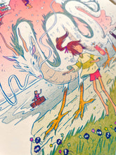 Load image into Gallery viewer, The Bathhouse Spirits Risogrpah Print | Natalie Andrewson (CA)