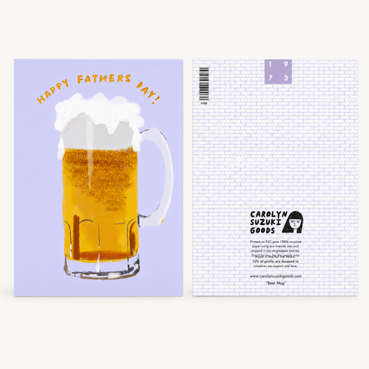 Beer Mug Father's Day Card | Carolyn Suzuki (CA)