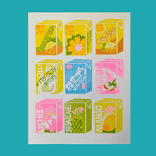 Load image into Gallery viewer, Vita Tea Drink Risograph Print | Christina Hu (CA)