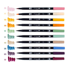 Load image into Gallery viewer, Dual Brush Pen Art Markers: Cottage | 10-Pack | Tombow (Japan)
