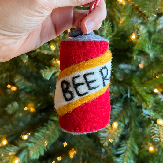 Beer Wool Felt Ornament
