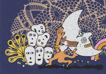 Load image into Gallery viewer, Bird Carrying Moon Screen Print | Daria Tessler (OR)