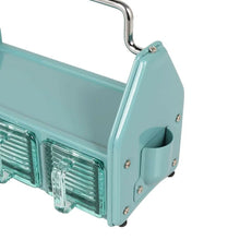 Load image into Gallery viewer, Desk Accessory Organizer Caddy | Blue/Grey | Dulton (Japan)