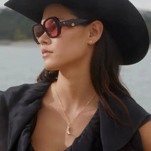 Load image into Gallery viewer, Cowgirl Boot Necklace | 14K Gold Over Steel