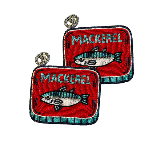 Beaded Mackerel Tin Coin Purse | Lily Posh (CA)