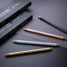 Load image into Gallery viewer, Tous Les Jours Gel Brass Ballpoint Pen | Silver | Mark's Inc (Japan)