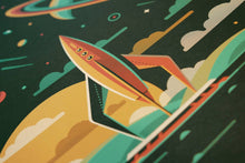 Load image into Gallery viewer, Rocketeer Series Screenprint | Aquarius | DKNG Studios (CA)