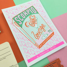 Load image into Gallery viewer, Scorpio Zodiac A6 Risograph Print | Jacqueline Colley (UK)