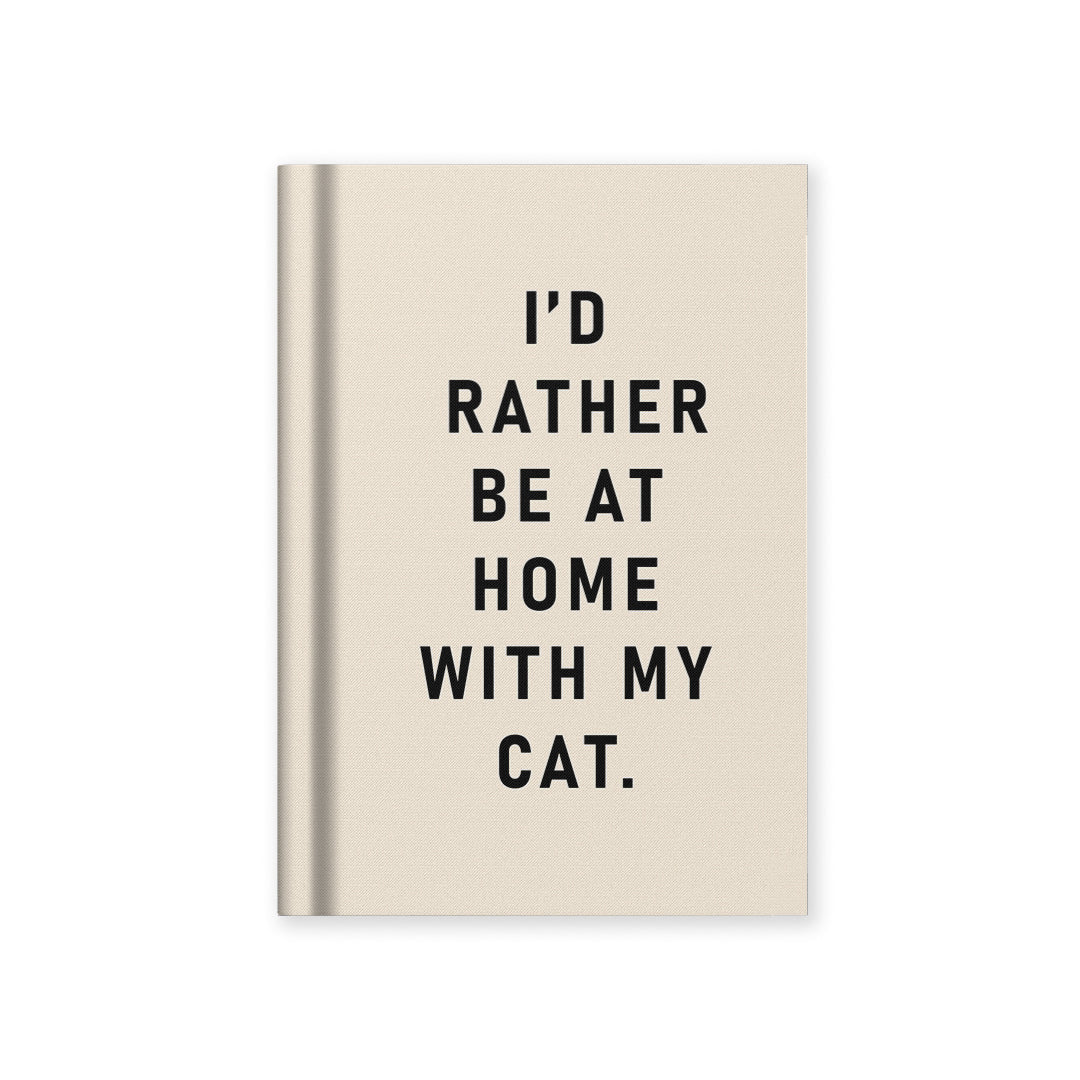 I'd Rather Be at Home Mini Hardback Notebook A7 | Ohh Deer (UK)