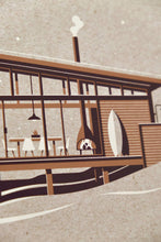 Load image into Gallery viewer, Cabin Series Screenprint | La Jolla | DKNG Studios (CA)