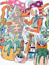 Load image into Gallery viewer, The Sculptor: Hermits of the Dream Islands Risograph Print | Natalie Andrewson (CA)