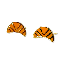 Load image into Gallery viewer, Croissant Enamel Earrings | Jenny Lemons (CA)