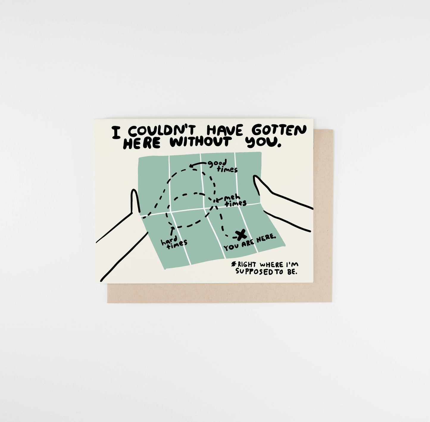 Gotten Here Greeting Card | People I've Loved (CA)