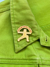 Load image into Gallery viewer, Overwhelmed Enamel Pin | The Peach Fuzz (CA)