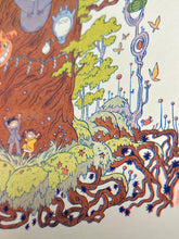 Load image into Gallery viewer, Totoro Riso Print (Small) | Natalie Andrewson (CA)