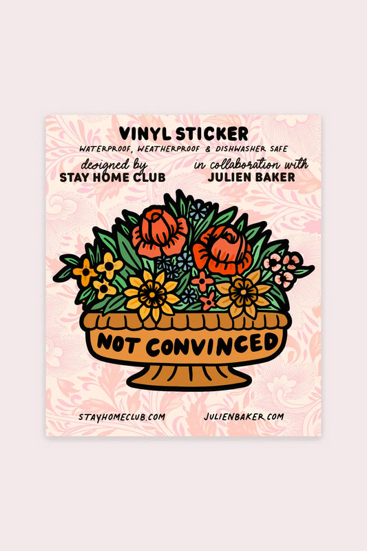 Not Convinced Vinyl Sticker | Olivia Mew (Canada)
