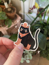 Load image into Gallery viewer, Cowboy Cat Sticker | Rachel Cromer (OK)