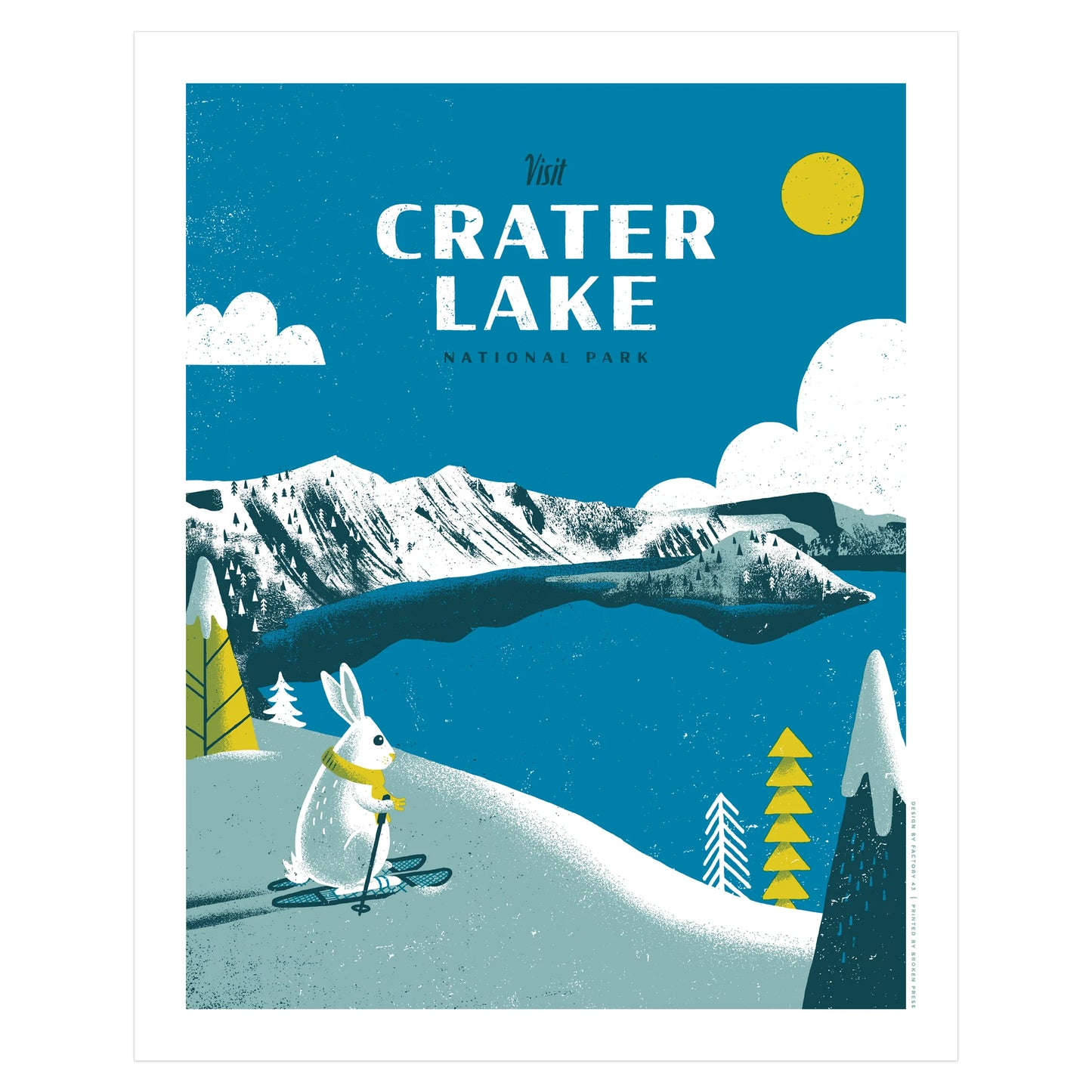 Crater Lake National Park Art Print | Factory 43 (WA)