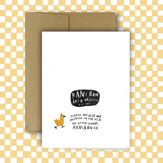 DUCKS IN A ROW Card | Rani Ban Co. (NY)