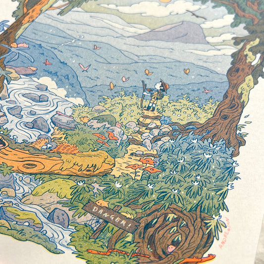 Mountain Dreams Risograph Print | Natalie Andrewson (CA)