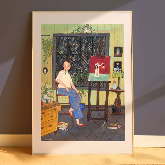 In A Dark Dark Room Print | Jill Kittock (MN)