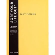 Load image into Gallery viewer, Neon Amber Daily Planner (Undated) | Ohh Deer (UK)