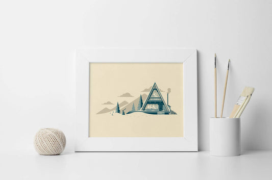 Cabin Series Screenprint | Cascade | DKNG Studios (CA)
