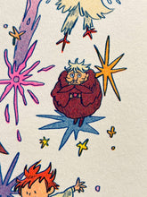 Load image into Gallery viewer, Howl's Moving Castle Riso Print (Small) | Natalie Andrewson (CA)