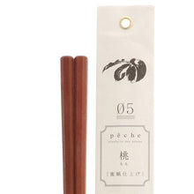 Load image into Gallery viewer, Peach Momo Wood Chopsticks | Yamani (Japan)
