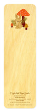 Load image into Gallery viewer, Mushroom Rabbits Wood Bookmark | Night Owl Paper Goods (AL)