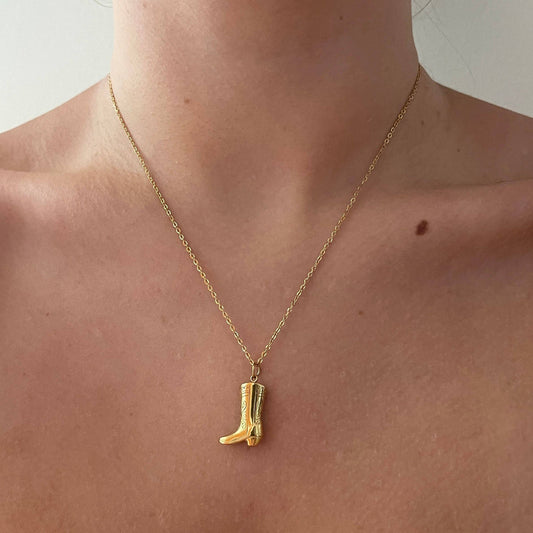 Cowgirl Boot Necklace | The Sage Vintage (IL)