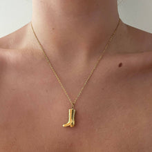 Load image into Gallery viewer, Cowgirl Boot Necklace | The Sage Vintage (IL)