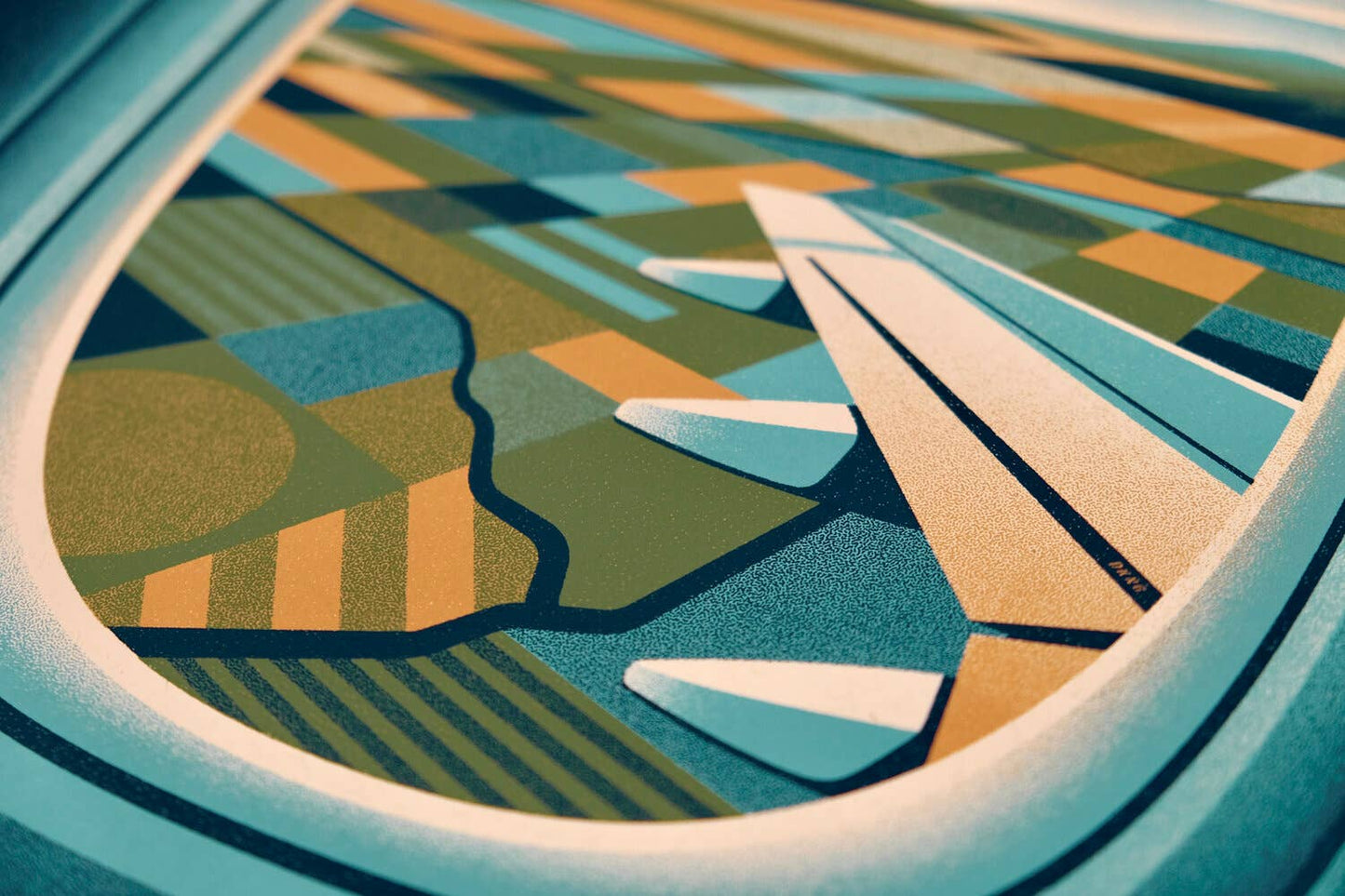 Window Seat Series Screenprint | Farmland | DKNG Studios (CA)