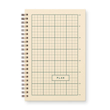 Load image into Gallery viewer, Ruler Grid Undated Weekly Planner Journal | Ruff House Print Shop (KS)