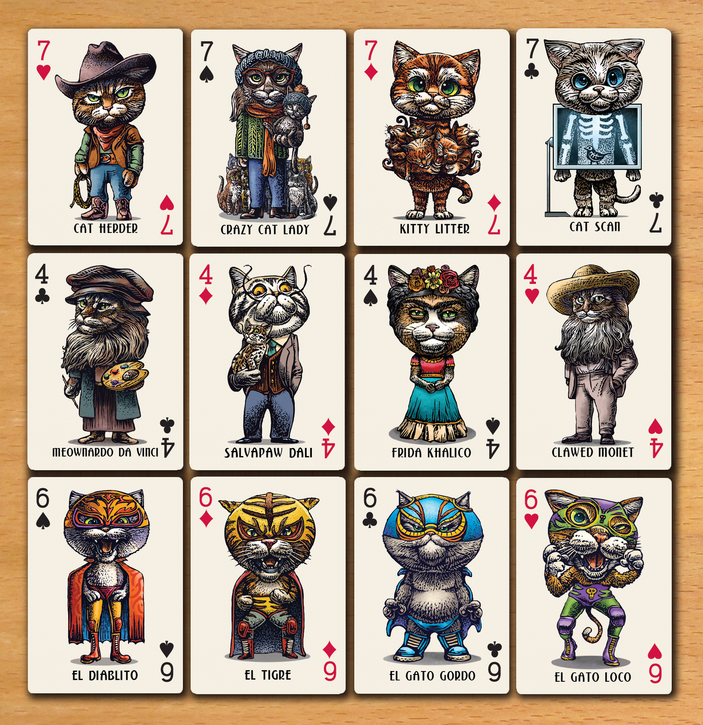 Cat's Meow Playing Cards | Chet Phillips (TX)