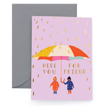 Load image into Gallery viewer, Raindrops Sympathy Card | Carolyn Suzuki (CA)