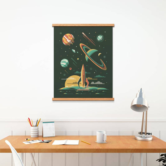 Rocketeer Series Screenprint | Aquarius | DKNG Studios (CA)