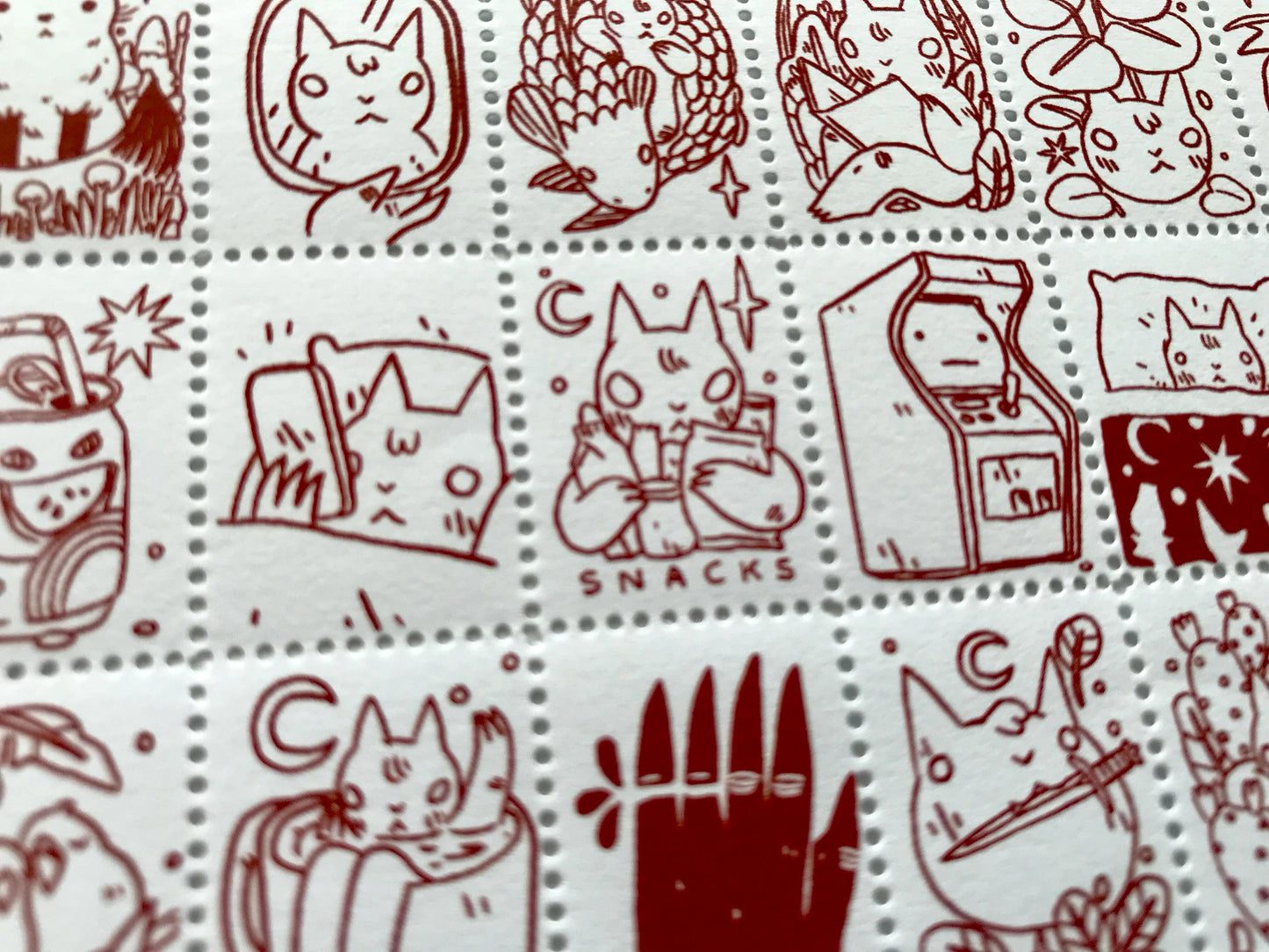 Portland Stamp Company Artist Series | Deth P. Sun (CA) | Creatures