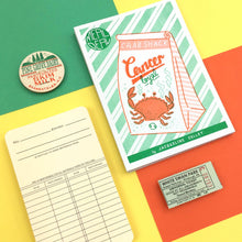 Load image into Gallery viewer, Cancer Zodiac A6 Risograph Print | Jacqueline Colley (UK)