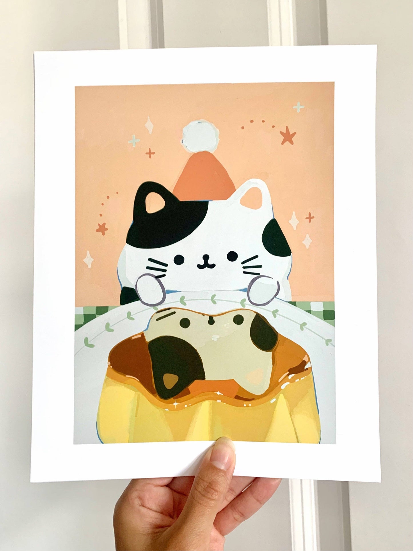 Magic Flan Print | Chocolate (OR)