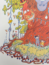 Load image into Gallery viewer, Totoro Riso Print (Large) | Natalie Andrewson (CA)