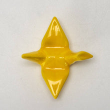 Load image into Gallery viewer, Origami Crane Ceramic Chopstick Rest – Yellow