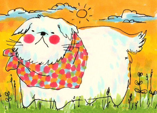 Pup with Bandana | Rebekah Evans (NC)