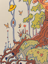 Load image into Gallery viewer, Totoro Riso Print (Small) | Natalie Andrewson (CA)