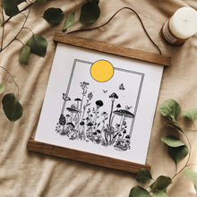 Load image into Gallery viewer, Garden of Mushrooms Art Print | Kaari Selven (OR)