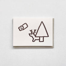 Load image into Gallery viewer, Wish upon a Star Letterpress Holiday Card | Oitama (CA)