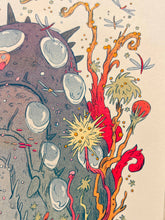 Load image into Gallery viewer, Visiting From The Valley of the Wind Risograph Print | Natalie Andrewson (CA)