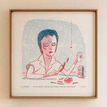 Load image into Gallery viewer, 1976: David Bowie Small Print | Jill Kittock (MN)